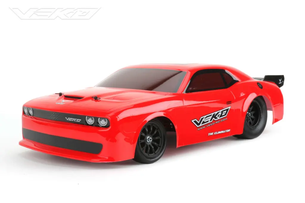 Veko Eliminator Charger red 1:10 RC drag racing car